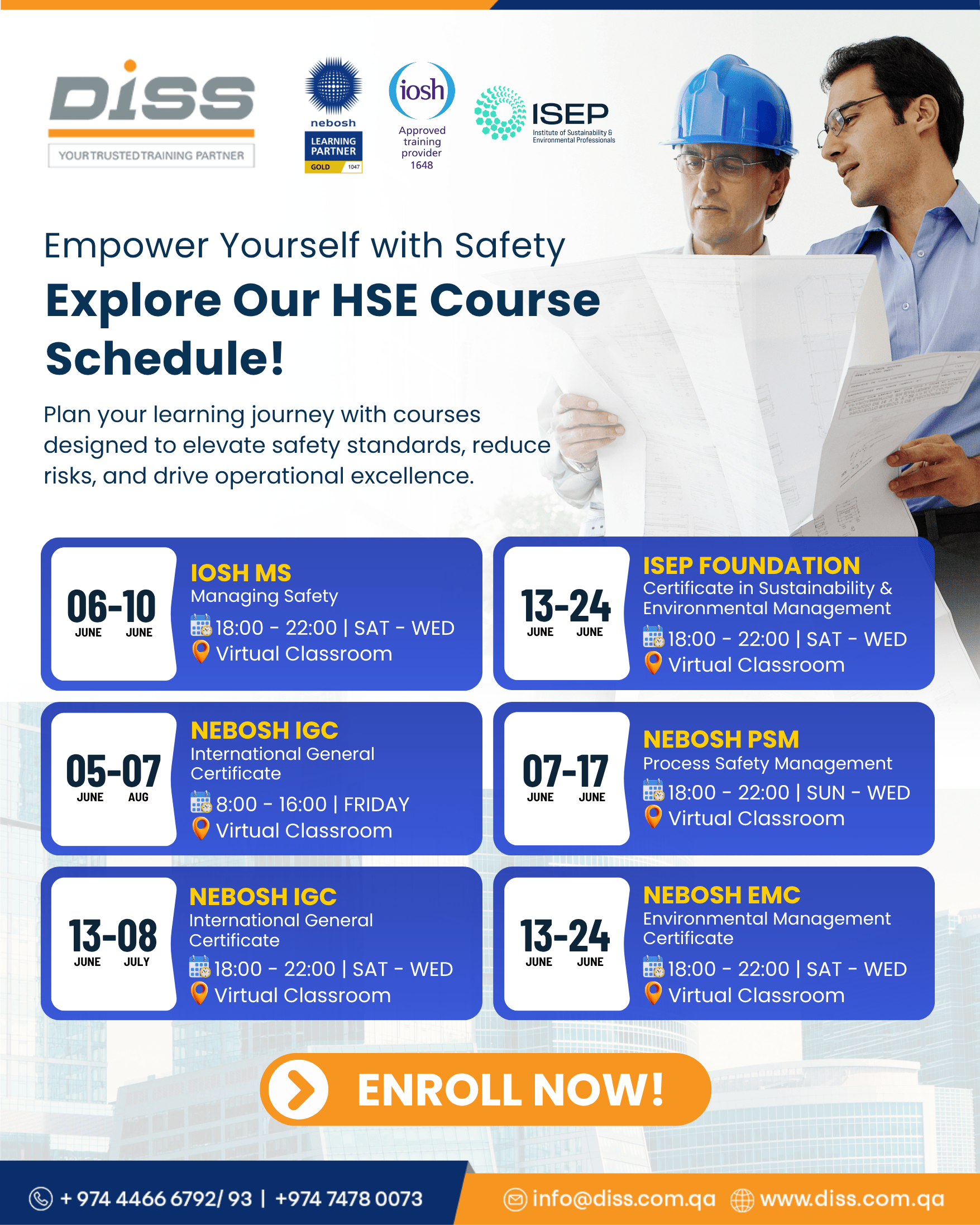 Upcoming Courses