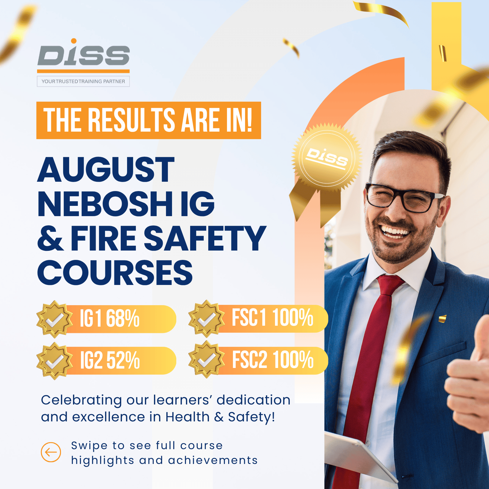 NEBOSH AUG IG and FSC Exam Results