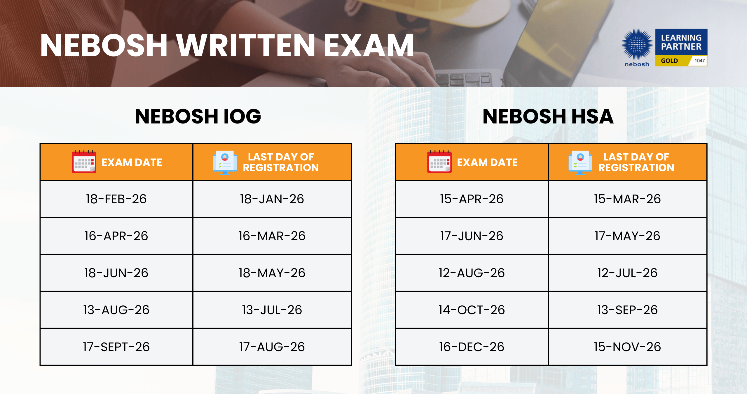 Exam Schedule